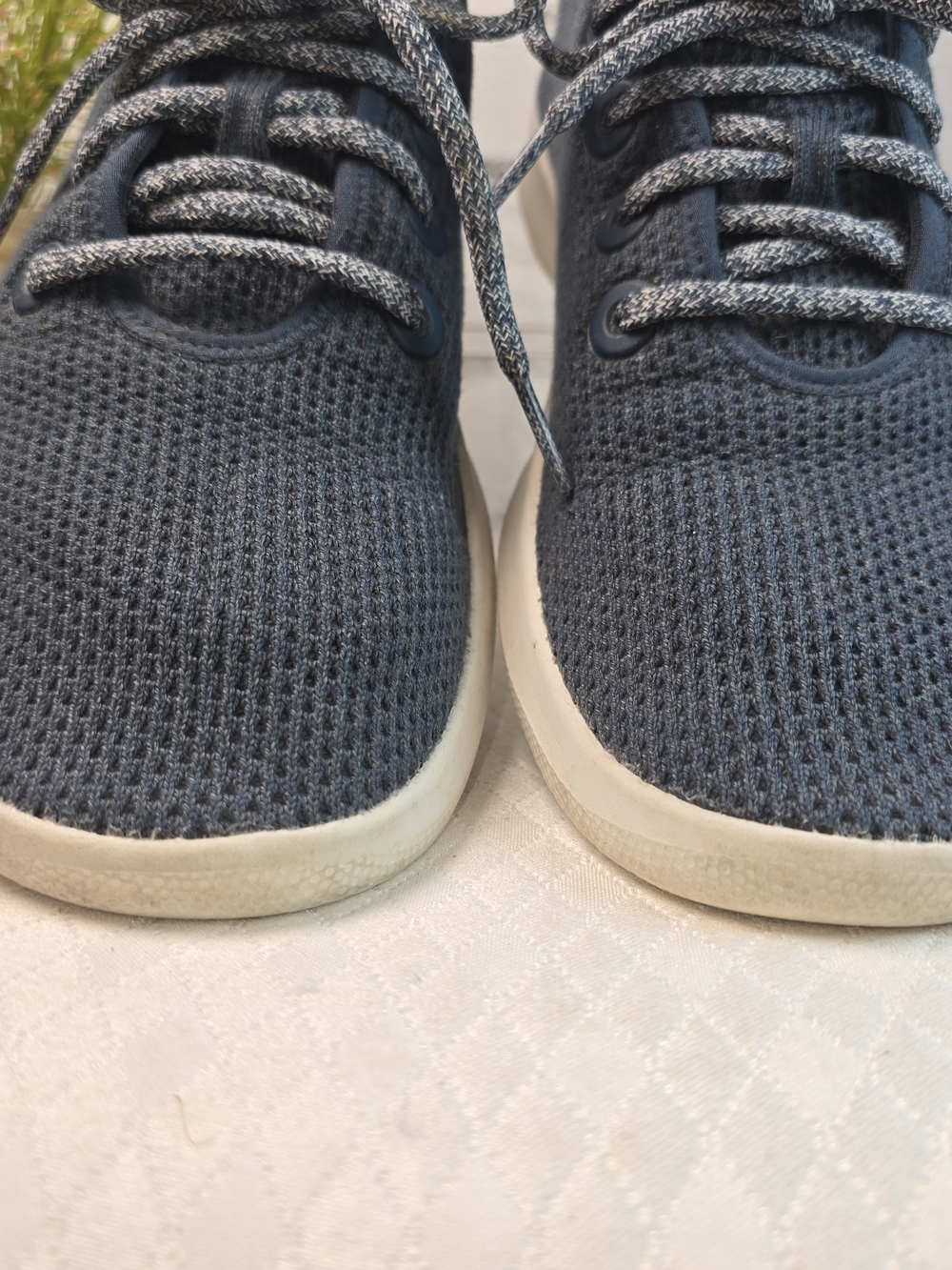 ALLBIRDS TREE RUNNER BLUE BREATHABLE KNIT SNEAKERS CUSHIOINED MIDSOLE MENS 10 - Picture 4 of 8